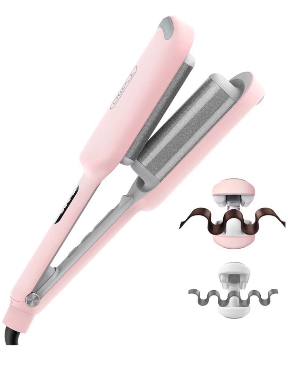 TYMO Pink 1.25" Hair Waver — Professional Beach Wave Styler - Picture 2 of 4
